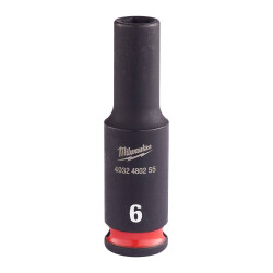 Milwaukee SHOCKWAVE Darbeli Lokma 1/4 inç 6 mm Derin 4932480255 - 2