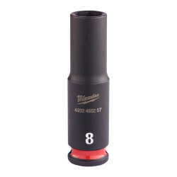 Milwaukee SHOCKWAVE Darbeli Lokma 1/4 inç 8 mm Derin 4932480257 - Milwaukee