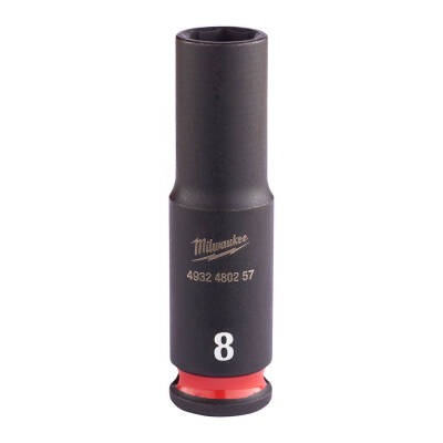 Milwaukee SHOCKWAVE Darbeli Lokma 1/4 inç 8 mm Derin 4932480257 - 1