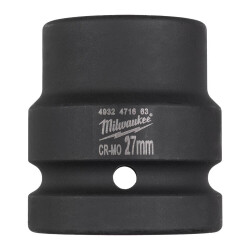 Milwaukee SHOCKWAVE Darbeli Lokma 1 inç 27 mm Kısa 4932471663 - 2