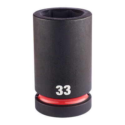 Milwaukee SHOCKWAVE Darbeli Lokma 1 inç 33 mm Derin 4932480427 - 1