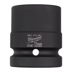 Milwaukee SHOCKWAVE Darbeli Lokma 1 inç 33 mm Kısa 4932471666 - 1