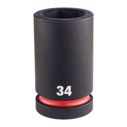 Milwaukee SHOCKWAVE Darbeli Lokma 1 inç 34 mm Derin 4932480428 - Milwaukee
