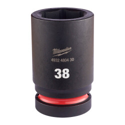Milwaukee SHOCKWAVE Darbeli Lokma 1 inç 38 mm Derin 4932480430 - Milwaukee