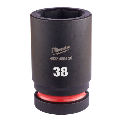 Milwaukee SHOCKWAVE Darbeli Lokma 1 inç 38 mm Derin 4932480430 - 1