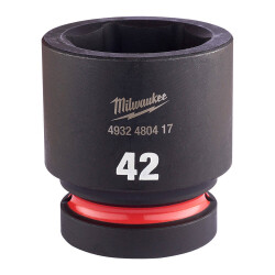 Milwaukee SHOCKWAVE Darbeli Lokma 1 inç 42 mm Kısa 4932480417 - Milwaukee