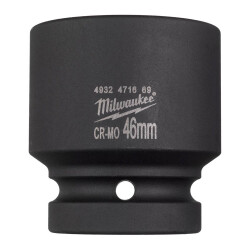 Milwaukee SHOCKWAVE Darbeli Lokma 1 inç 46 mm Kısa 4932471669 - 1