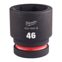 Milwaukee SHOCKWAVE Darbeli Lokma 1 inç 46 mm Kısa 4932480418 - Milwaukee