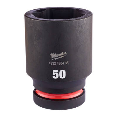 Milwaukee SHOCKWAVE Darbeli Lokma 1 inç 50 mm Derin 4932480435 - 1
