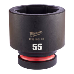 Milwaukee SHOCKWAVE Darbeli Lokma 1 inç 55 mm Kısa 4932480420 - Milwaukee
