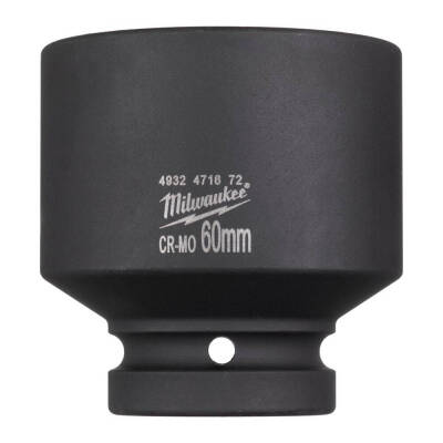 Milwaukee SHOCKWAVE Darbeli Lokma 1 inç 60 mm Kısa 4932471672 - 1