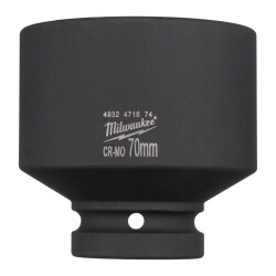 Milwaukee SHOCKWAVE Darbeli Lokma 1 inç 70 mm Kısa 4932471674 - 1