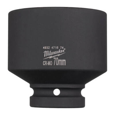 Milwaukee SHOCKWAVE Darbeli Lokma 1 inç 70 mm Kısa 4932471674 - 1