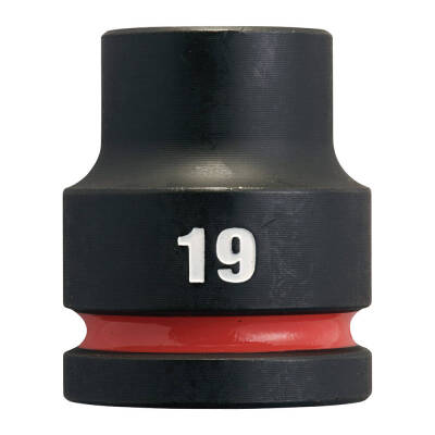 Milwaukee SHOCKWAVE Darbeli Lokma 3/4 inç 19 mm Kısa 4932480362 - 1