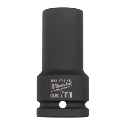 Milwaukee SHOCKWAVE Darbeli Lokma 3/4 inç 21 mm Kısa 4932471644 - 1