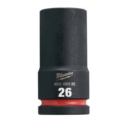 Milwaukee SHOCKWAVE Darbeli Lokma 3/4 inç 26 mm Derin 4932480385 - 1
