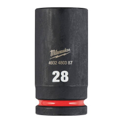 Milwaukee SHOCKWAVE Darbeli Lokma 3/4 inç 28 mm Derin 4932480387 - Milwaukee