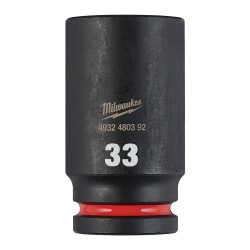 Milwaukee SHOCKWAVE Darbeli Lokma 3/4 inç 33 mm Derin 4932480392 - Milwaukee