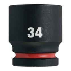 Milwaukee SHOCKWAVE Darbeli Lokma 3/4 inç 34 mm Kısa 4932480371 - Milwaukee