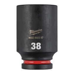 Milwaukee SHOCKWAVE Darbeli Lokma 3/4 inç 38 mm Derin 4932480397 - Milwaukee