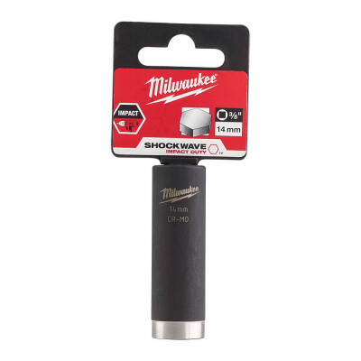 Milwaukee SHOCKWAVE Darbeli Lokma 3/8 inç 14 mm Derin 4932478026 - 1