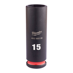 Milwaukee SHOCKWAVE Darbeli Lokma 3/8 inç 15 mm Derin 4932480289 - 2