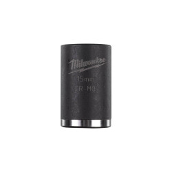 Milwaukee SHOCKWAVE Darbeli Lokma 3/8 inç 15 mm Kısa 4932478014 - 2