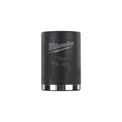 Milwaukee SHOCKWAVE Darbeli Lokma 3/8 inç 17 mm Kısa 4932478016 - 2