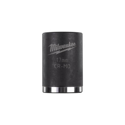 Milwaukee SHOCKWAVE Darbeli Lokma 3/8 inç 17 mm Kısa 4932478016 - 2