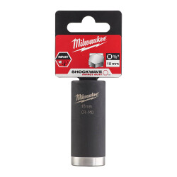 Milwaukee SHOCKWAVE Darbeli Lokma 3/8 inç 18 mm Derin 4932478030 - Milwaukee