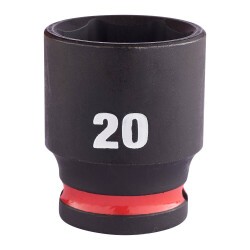 Milwaukee SHOCKWAVE Darbeli Lokma 3/8 inç 20 mm Kısa 4932480277 - 2
