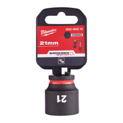 Milwaukee SHOCKWAVE Darbeli Lokma 3/8 inç 21 mm Kısa 4932480278 - Milwaukee