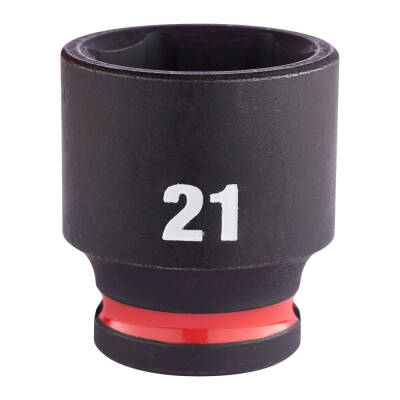 Milwaukee SHOCKWAVE Darbeli Lokma 3/8 inç 21 mm Kısa 4932480278 - 2