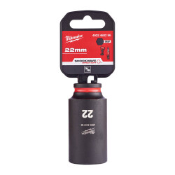 Milwaukee SHOCKWAVE Darbeli Lokma 3/8 inç 22 mm Derin 4932480296 - Milwaukee
