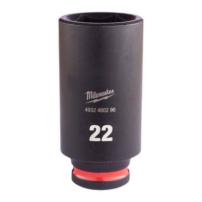 Milwaukee SHOCKWAVE Darbeli Lokma 3/8 inç 22 mm Derin 4932480296 - 2
