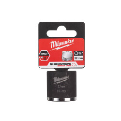 Milwaukee SHOCKWAVE Darbeli Lokma 3/8 inç 22 mm Kısa 4932478020 - Milwaukee