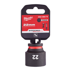 Milwaukee SHOCKWAVE Darbeli Lokma 3/8 inç 22 mm Kısa 4932480279 - Milwaukee