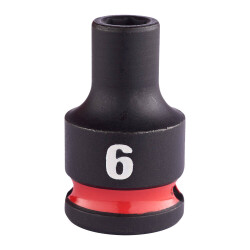 Milwaukee SHOCKWAVE Darbeli Lokma 3/8 inç 6 mm Kısa 4932480263 - 3
