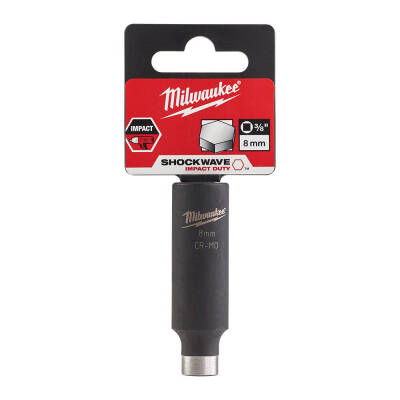 Milwaukee SHOCKWAVE Darbeli Lokma 3/8 inç 8 mm Derin 4932478021 - 2