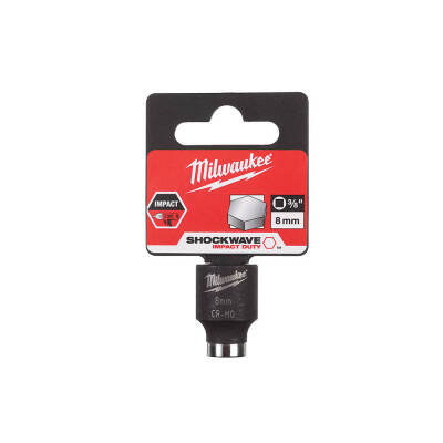 Milwaukee SHOCKWAVE Darbeli Lokma 3/8 inç 8 mm Kısa 4932478008 - 1