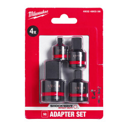 Milwaukee SHOCKWAVE Darbeli Lokma Adaptör Seti 4 Parça 4932480356 - 2