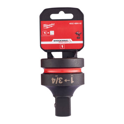 Milwaukee SHOCKWAVE Darbeli Lokma Adaptörü 1 inç - 3/4 inç 4932480442 - 2