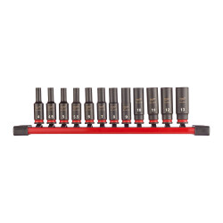 Milwaukee SHOCKWAVE Darbeli Lokma Seti 1/4 inç 12 Parça 4932480453 - Milwaukee