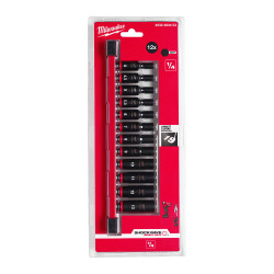 Milwaukee SHOCKWAVE Darbeli Lokma Seti 1/4 inç 12 Parça 4932480453 - 2