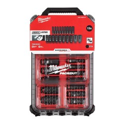 Milwaukee SHOCKWAVE Darbeli Lokma Seti 3/8 inç 19 Parça PACKOUT Kutulu 4932480946 - Milwaukee