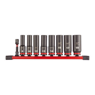 Milwaukee SHOCKWAVE Darbeli Lokma Seti 3/8 inç 9 Parça 4932480455 - 2