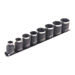 Milwaukee SHOCKWAVE Darbeli Lokma Seti 3/8 inç Kısa 8 Parça 4932478288 - Milwaukee
