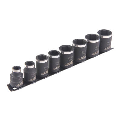 Milwaukee SHOCKWAVE Darbeli Lokma Seti 3/8 inç Kısa 8 Parça 4932478288 - 1