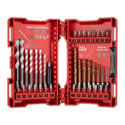 Milwaukee SHOCKWAVE Delme ve Vidalama Seti 39 Parça 4932479854 - 1