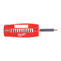 Milwaukee SHOCKWAVE Drive Guide Bits Seti 12 Parça Kablo Sıyırıcılı 4932430910 - Milwaukee